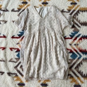 SHEIN White Shift Dress